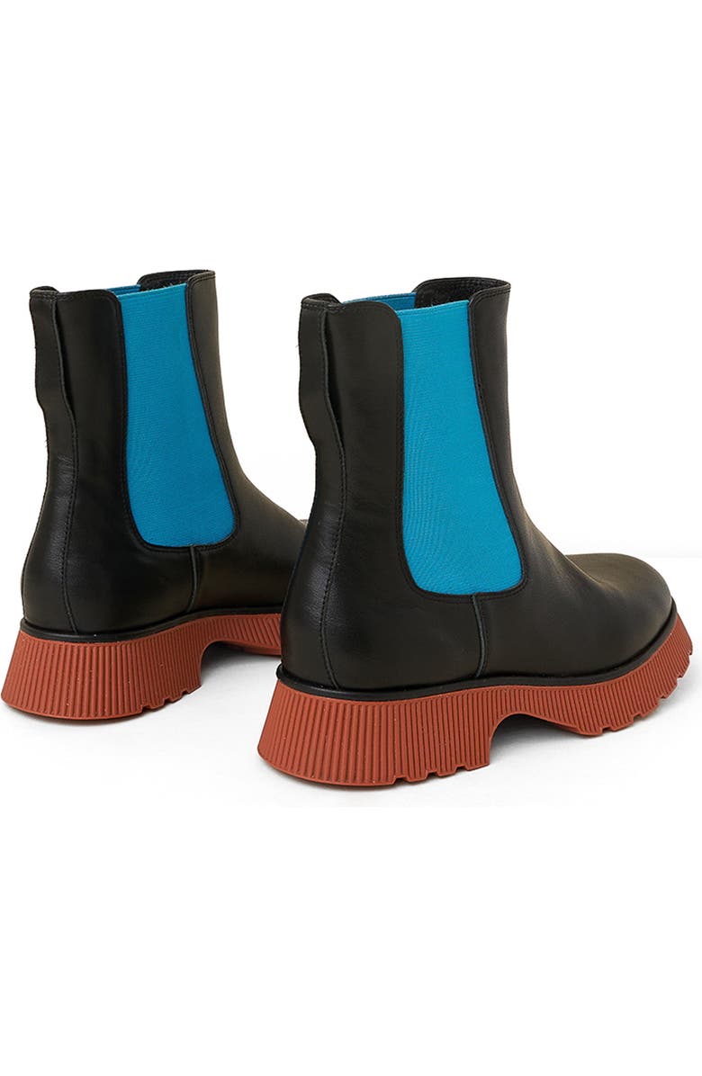 Charlotte Stone Esmee Lug Sole Chelsea Boot, Alternate, color, Black