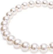 Nialaya Chunky Pearl Choker Necklace