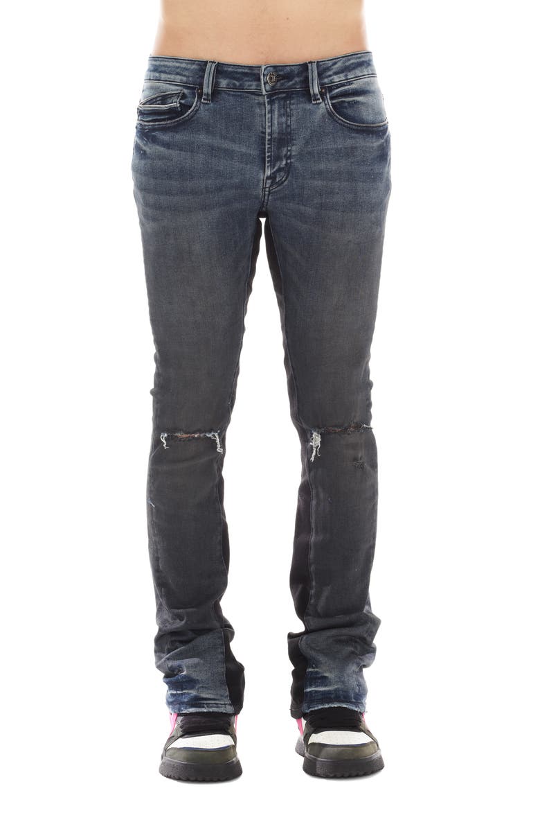 Cult of Individuality Lenny Ripped Bootcut Jeans, Main, color, 