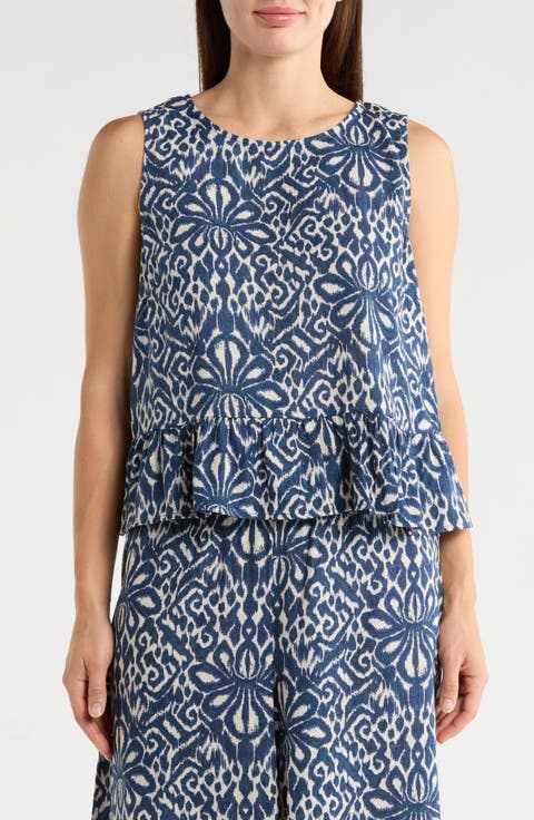 Sleeveless Peplum Top