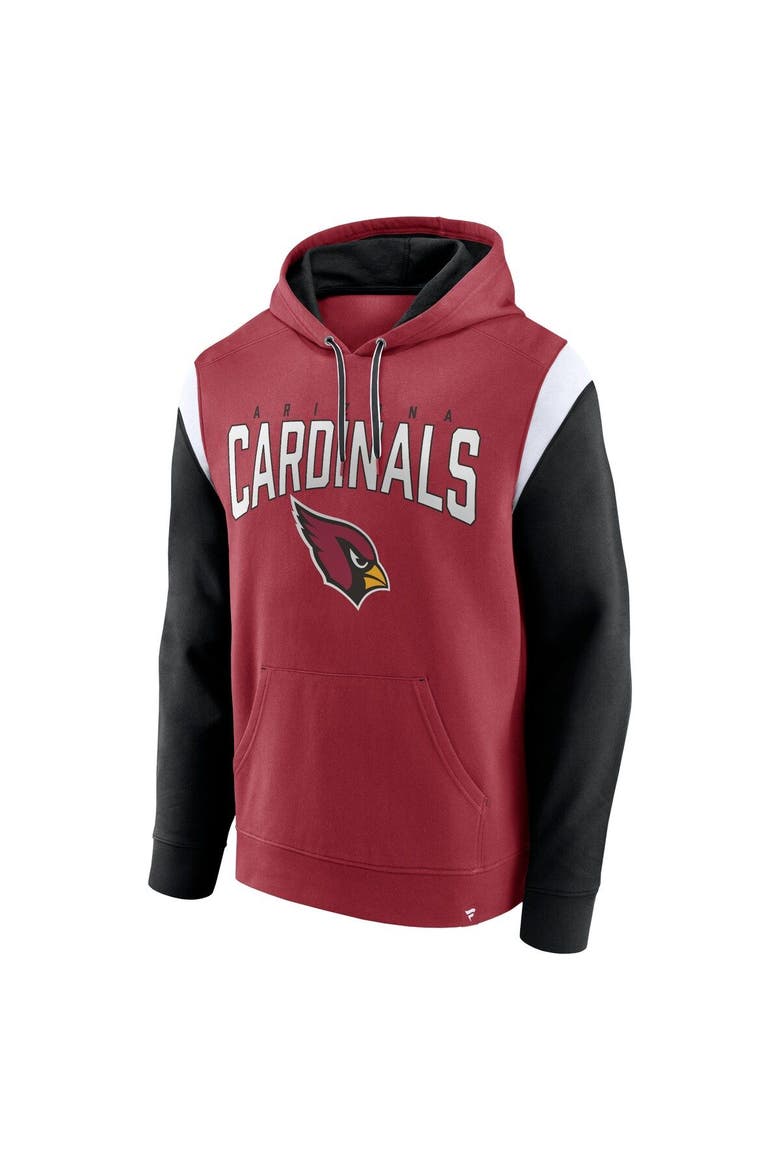 Men's Fanatics Branded Cardinal Arizona Cardinals Trench Battle Pullover Hoodie, Alternate, color, Cardinal