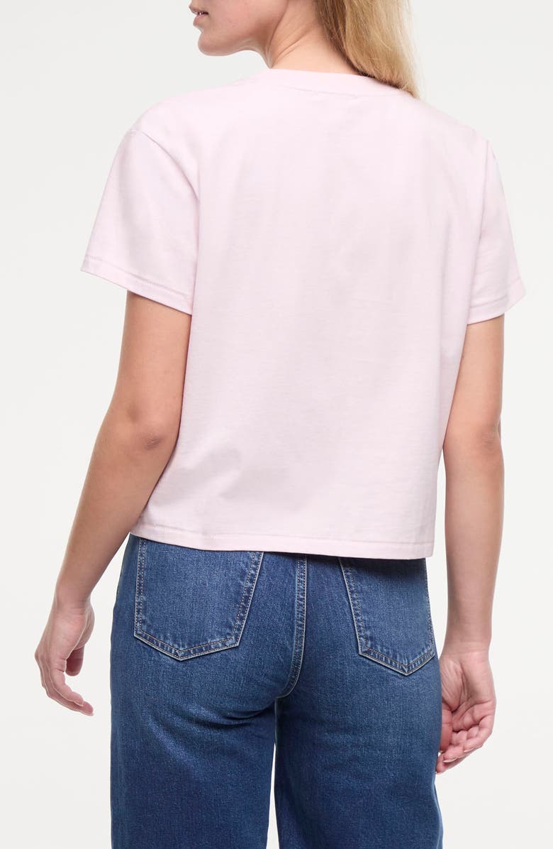 Wildfox Pretty Bow Appliqué T-Shirt, Alternate, color, Pale Lilac