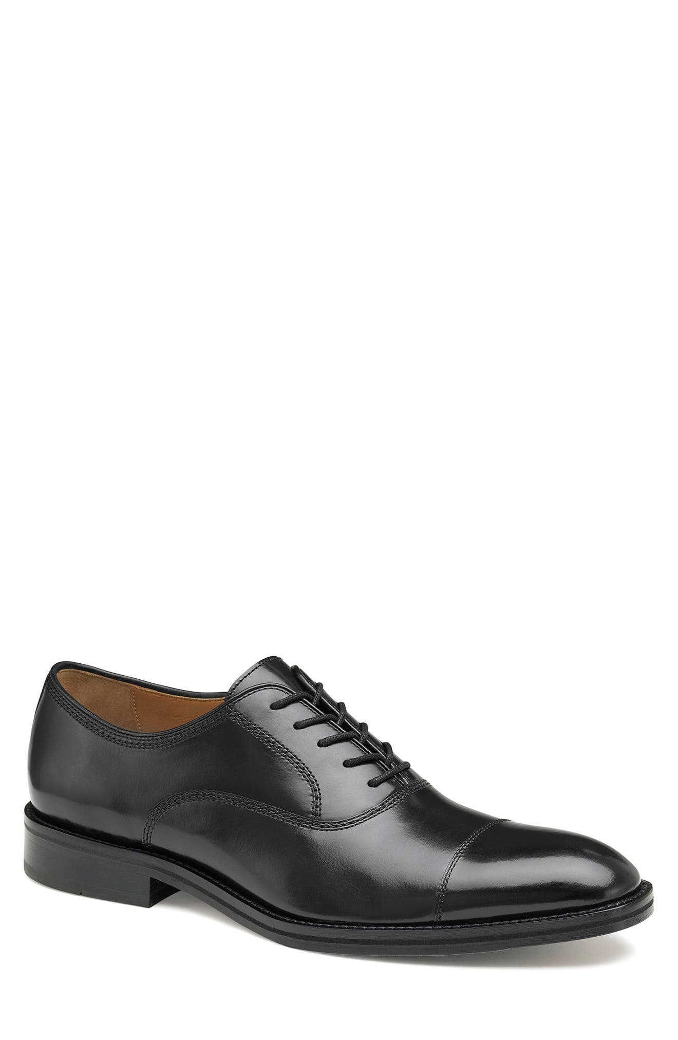 Johnston & Murphy Meade Cap Toe Oxford, Main, color, 