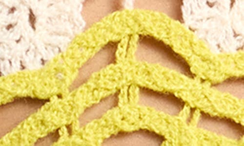 FORGOTTEN GRACE FORGOTTEN GRACE FLORAL CROCHETED SWEATER