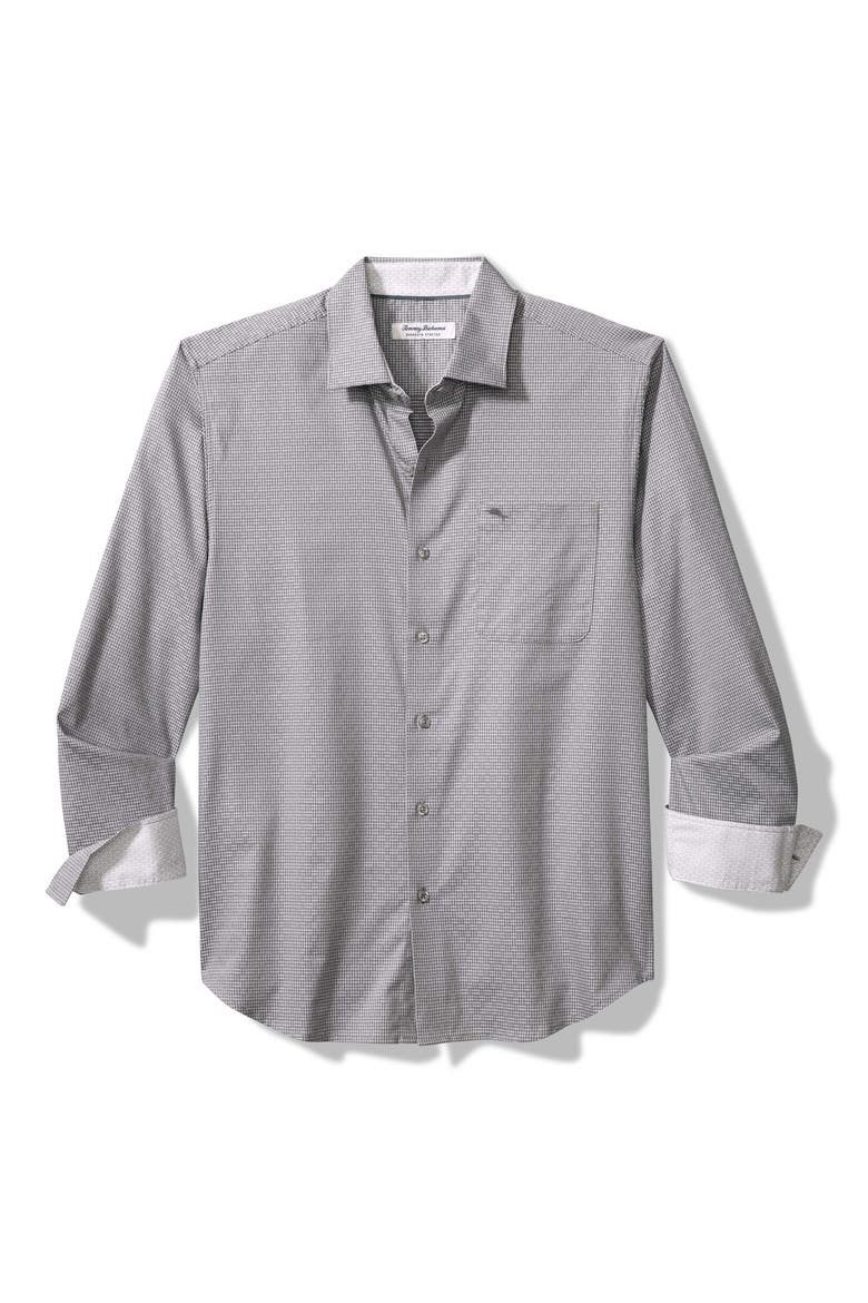 Sarasota Stretch Ventura IslandZone® Stripe Button-Up Shirt, Main, color, MICRO CHIP