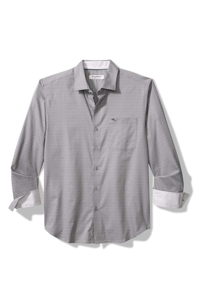 Tommy Bahama Men's Sarasota Stretch Ventura IslandZone<sup>®</sup> Stripe Stretch Button-Up Shirt, Main, color,