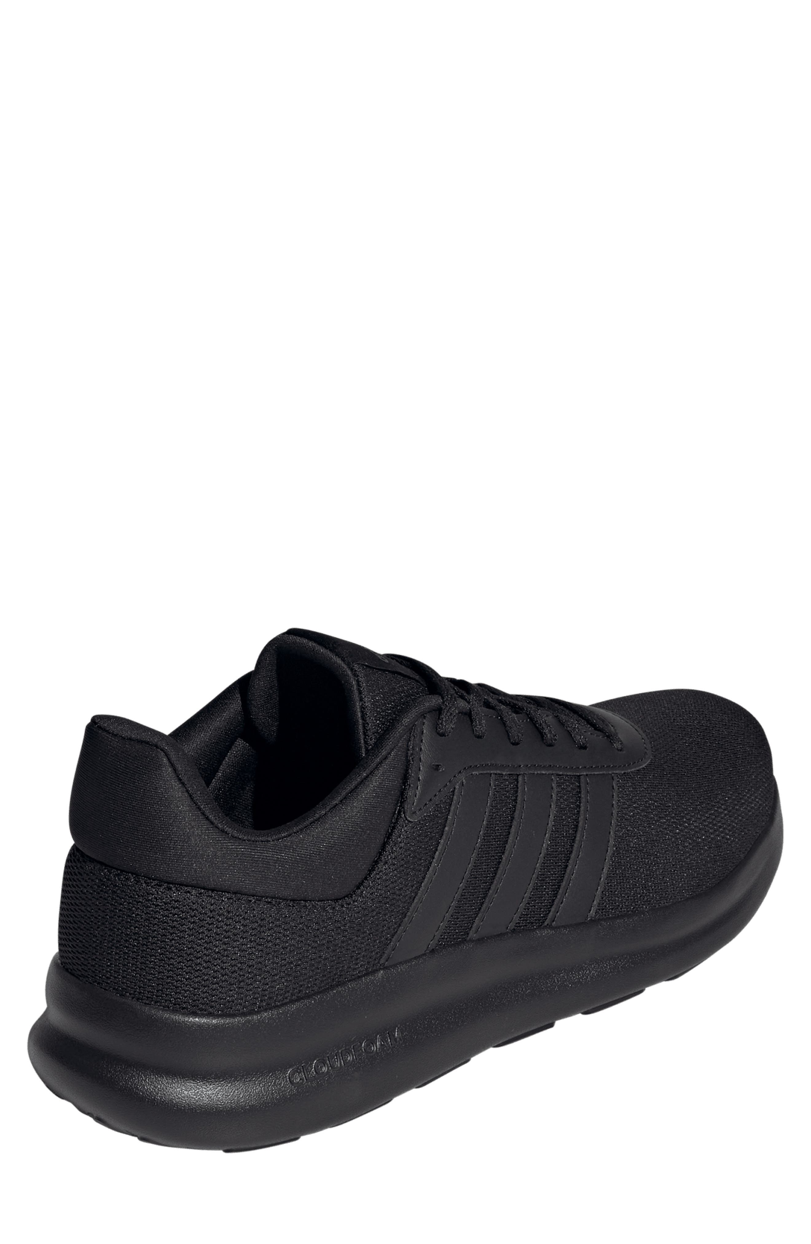 Lite Racer 4.0 Sneaker, Alternate, color, BLACK/ BLACK/ GREY