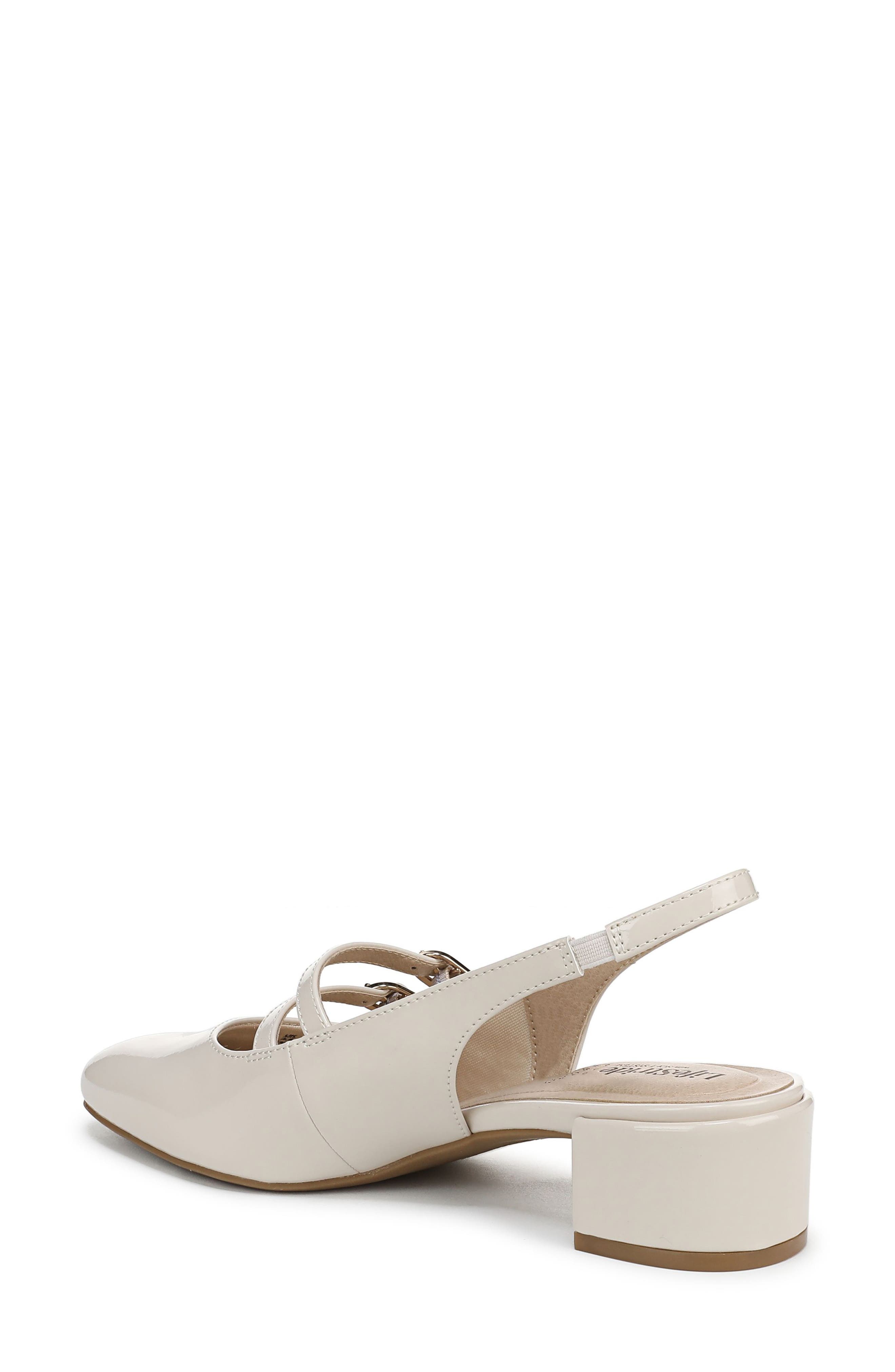 LifeStride Beatrice Slingback Pump, Alternate, color, Almond Milk