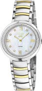 GV2 Amalfi Mother-of-Pearl Swiss Diamond Watch, 34mm - 0.04ct.
