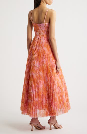 Pleated Cocktail Dress