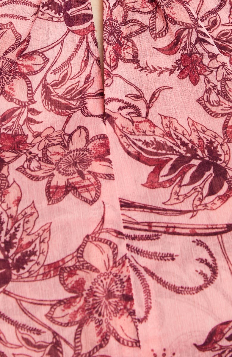 Estelle Sophia Floral Halter Neck Dress, Alternate, color, Print