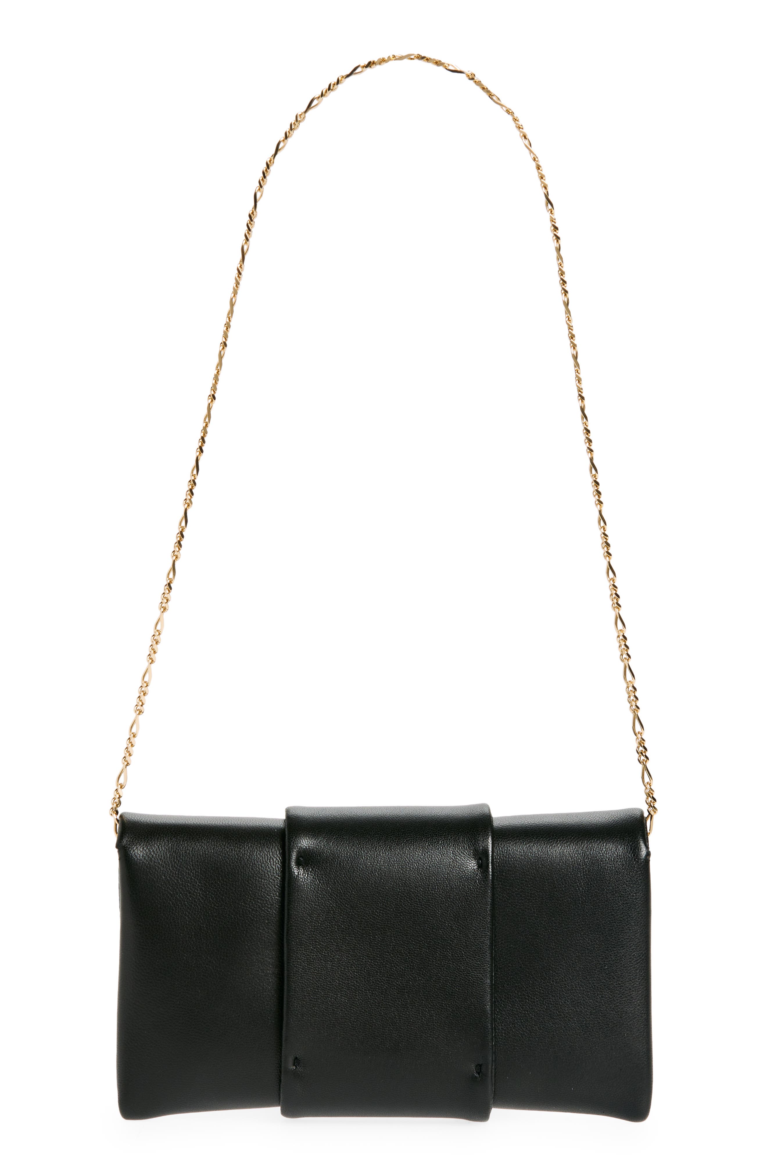 Proenza Schouler Flip Leather Clutch, Alternate, color, 
