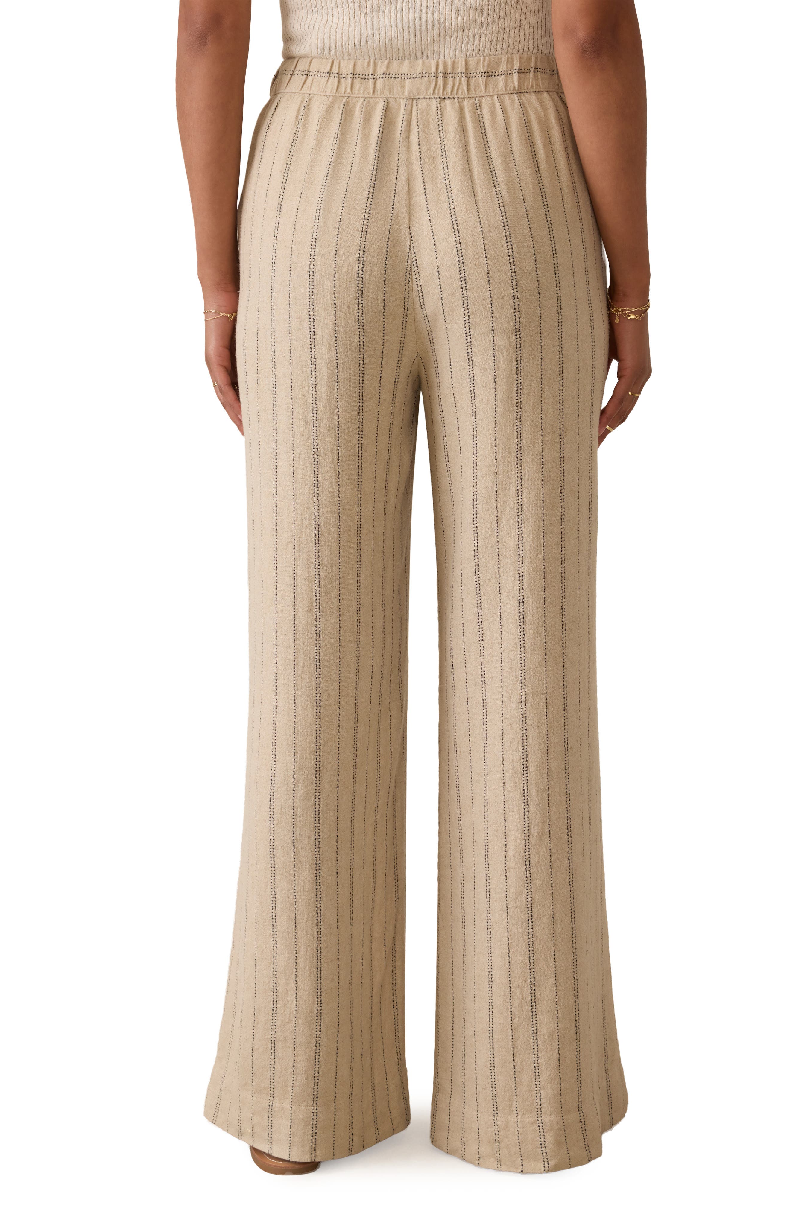 Riviera Stripe Linen Blend Pants - image 2