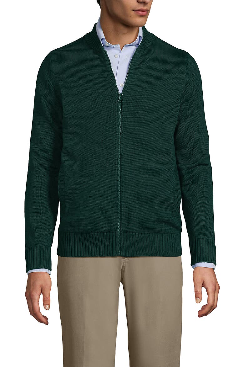 School Uniform Adult Legacy Full Zip Cardigan, Alternate, color, Evergreen