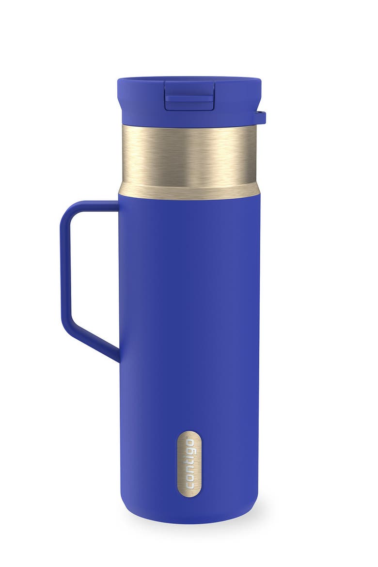 SnapSeal 20 oz Stainless Steel Bottle with Side Handle, Main, color, Wild Indigo Champagne
