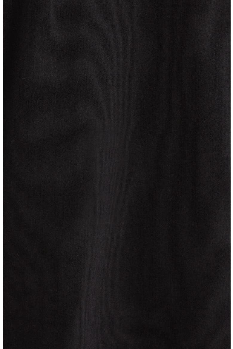 Arch Script Loose Fit Embroidered Organic Cotton T-Shirt, Alternate, color, BLACK / WIP H BROWN