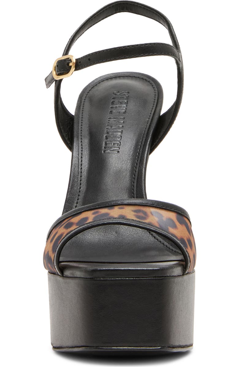 Steve Madden Cologne Platform Stiletto Sandal, Alternate, color, Leopard Multi