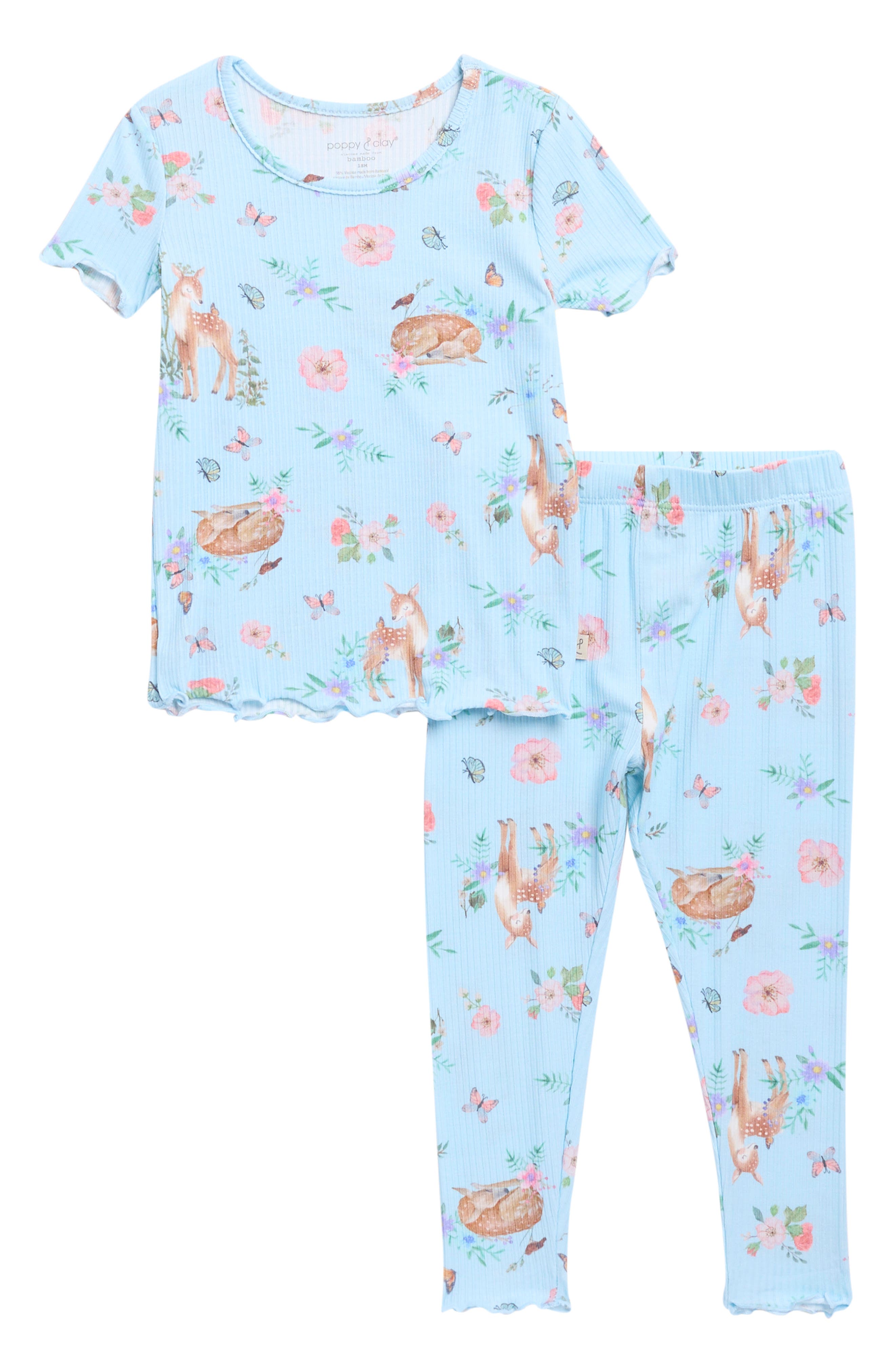 Poppy & Clay Print Long Pajamas