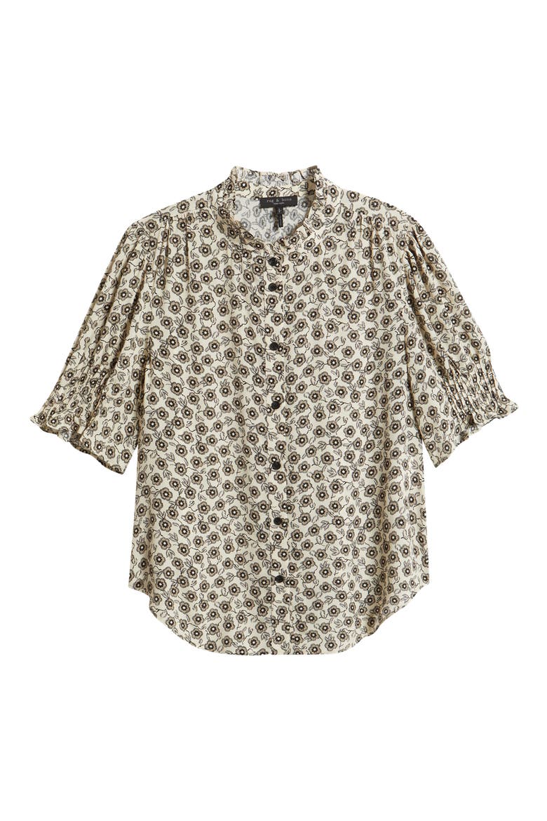 Dakota Floral Shirt, Alternate, color, CREAM FLORA
