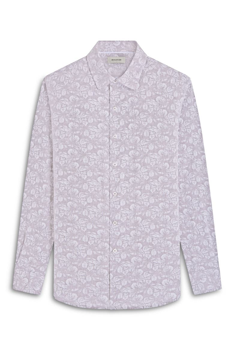Julian OoohCotton® Linen Blend Button-Up Shirt, Alternate, color, OLIVE