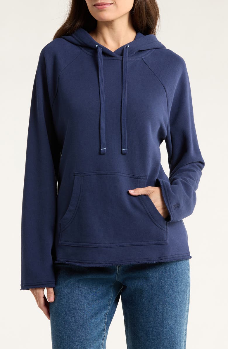 Tommy Bahama Marina Del Mar Raw Edge Hoodie, Main, color, Coastline
