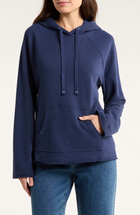 Marina Del Mar Raw Edge Hoodie