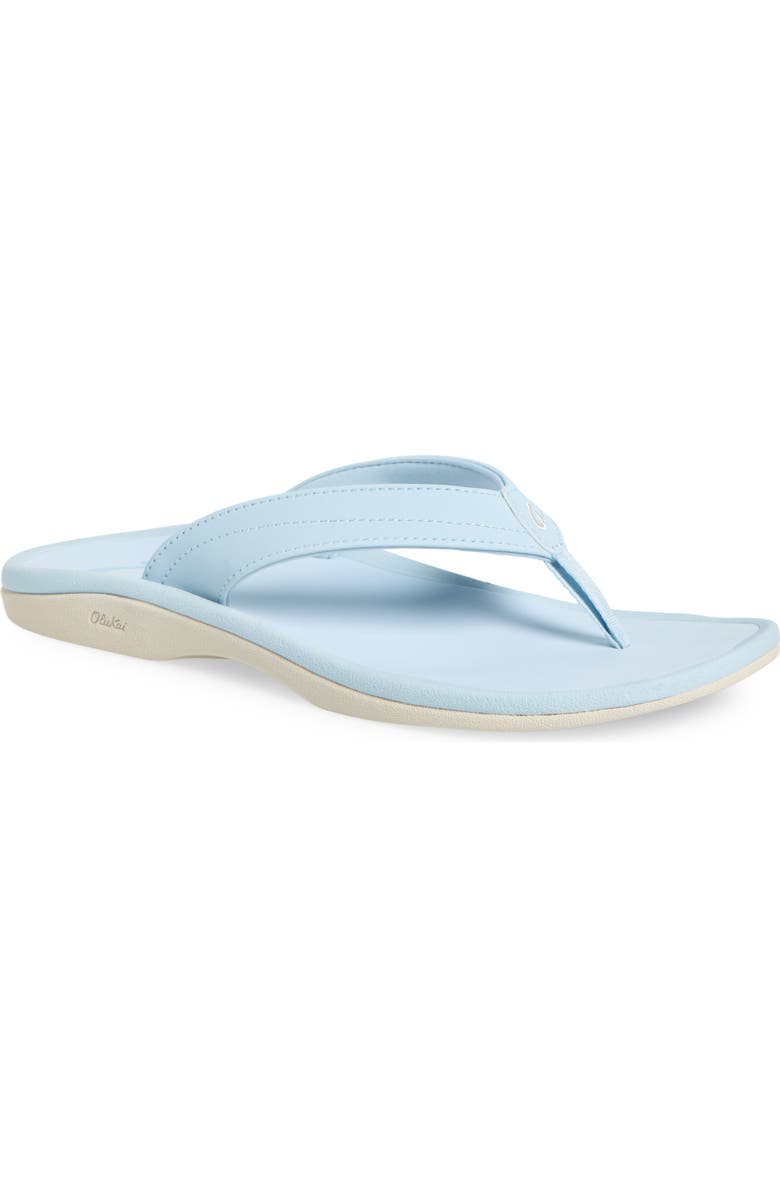 OluKai Ohana Flip Flop, Main, color, Bright Sky / Bright Sky