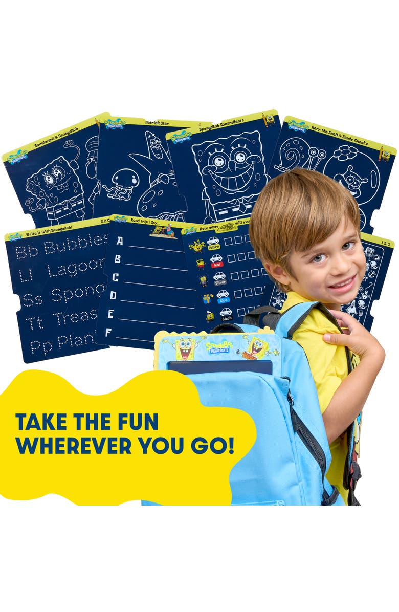 JitteryGit Spongebob Lcd Doodle Writing Tablet, Alternate, color, Blue