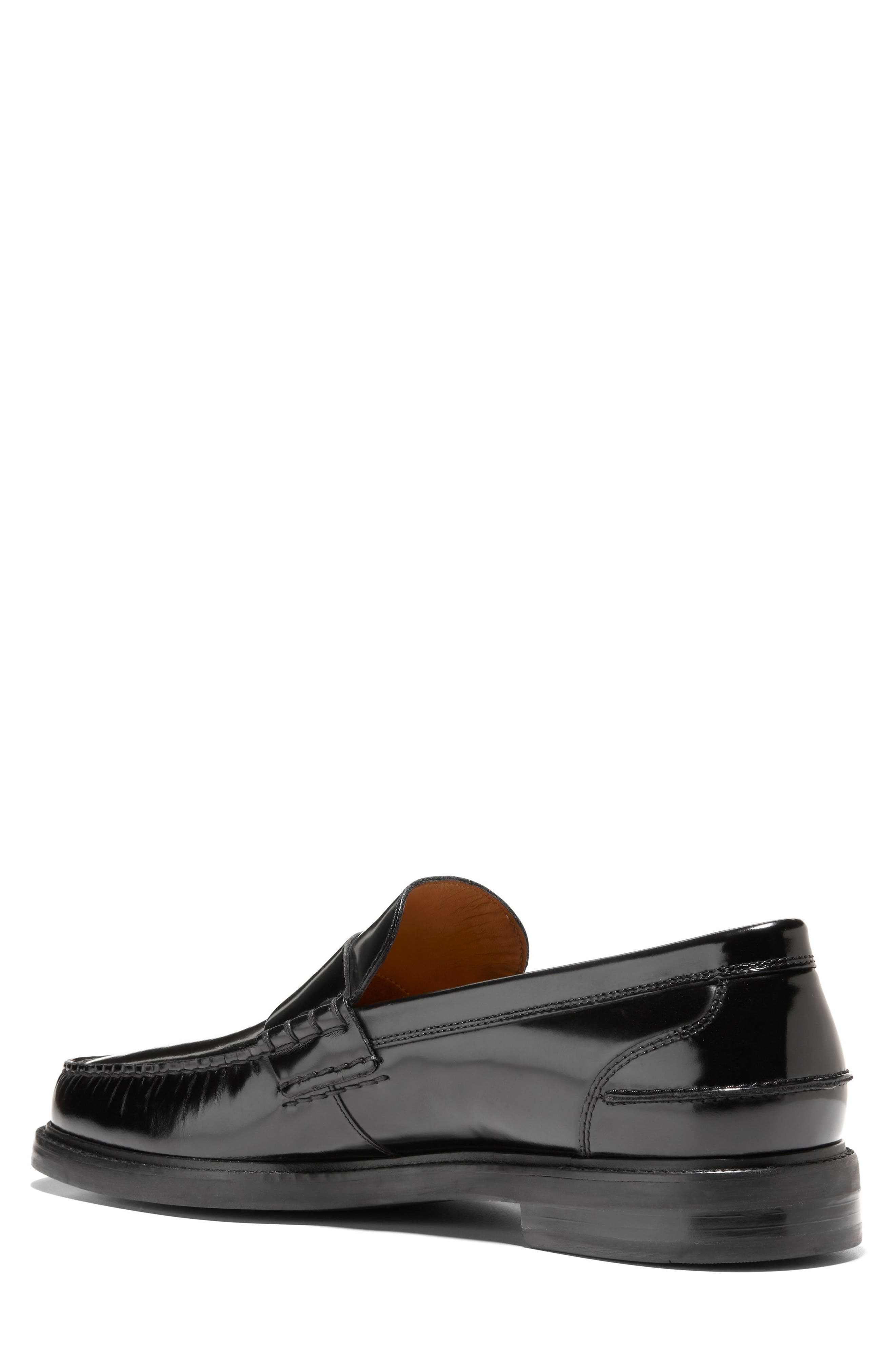 Cole Haan Pinch Prep Penny Loafer, Alternate, color, Black Brushoff