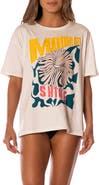 Maaji Beige Breeze Azalea Cotton Cover-Up T-Shirt