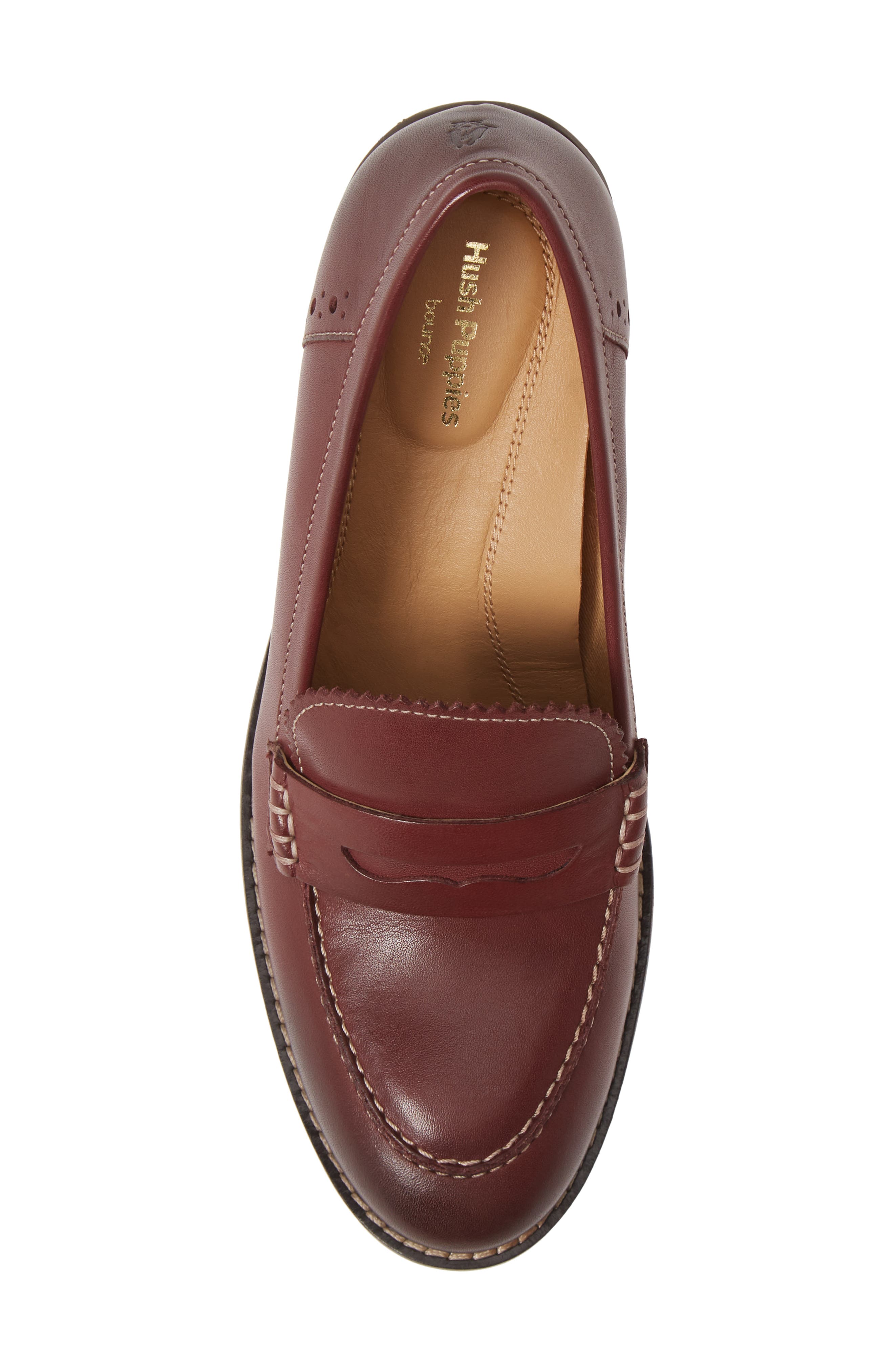 Hannah Penny Pump, Alternate, color, CORDOVAN LEATHER