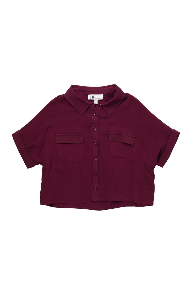 Freshman Short Sleeve Woven Shirt, Main, color, 