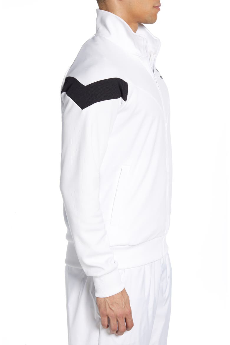 Iconic MCS Mesh Track Jacket, Alternate, color, PUMA WHITE