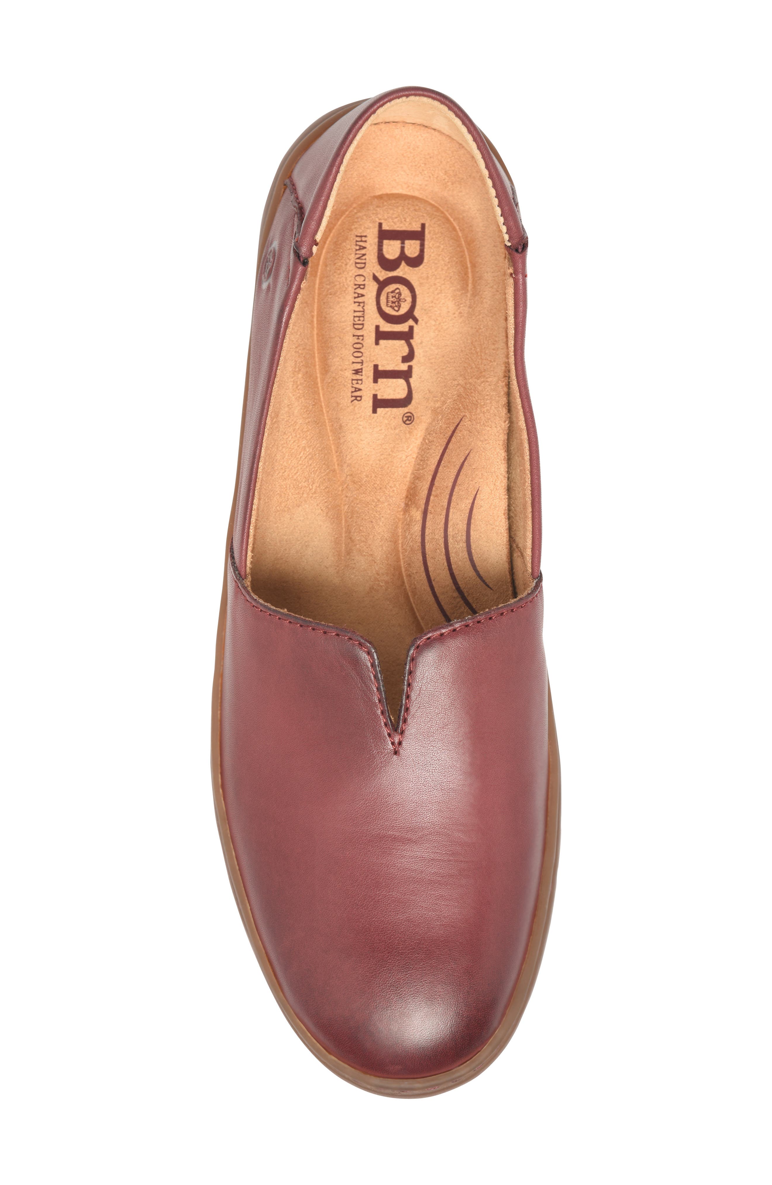 Sebra II Flat, Alternate, color, BURGUNDY LEATHER