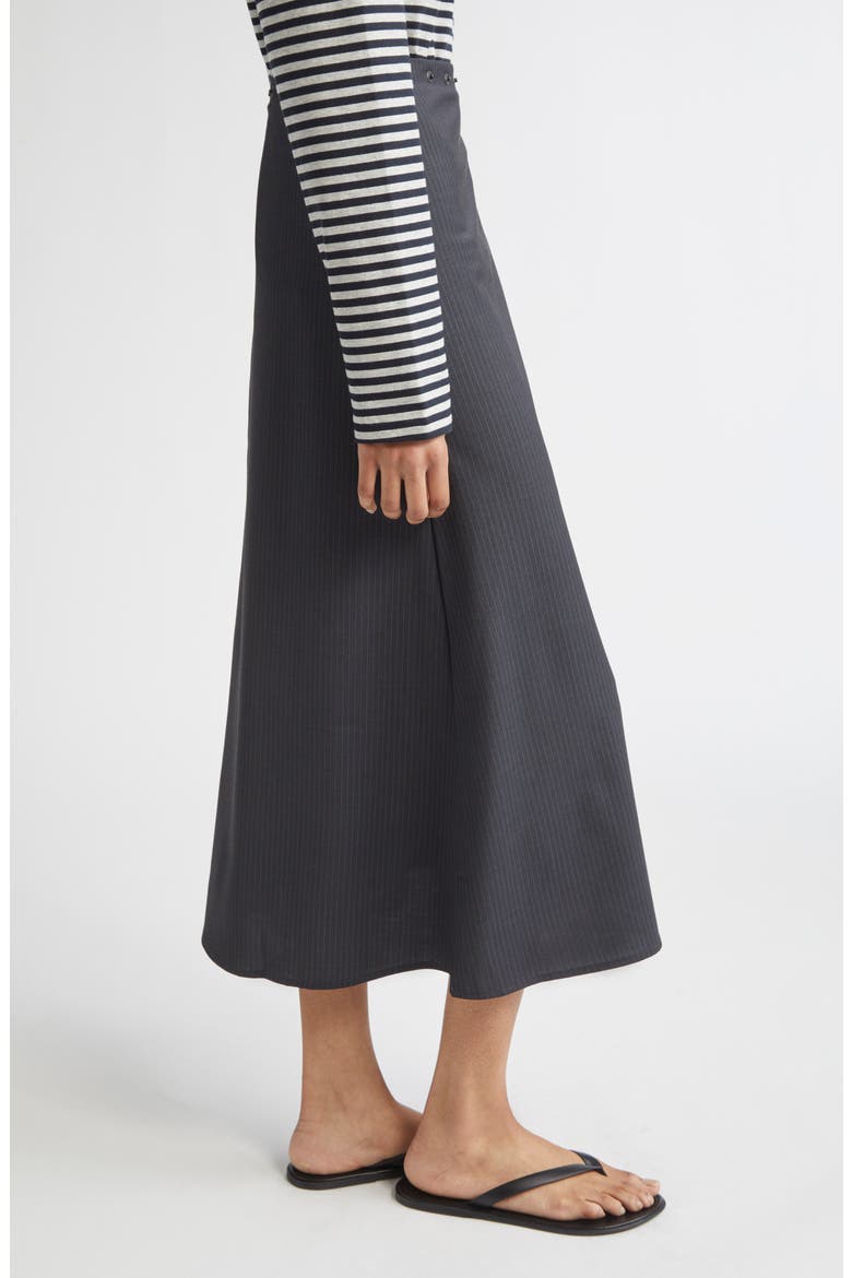 Boni A-Line Midi Skirt, Alternate, color, DARK GREY