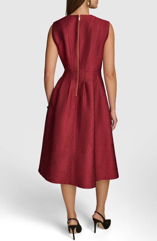 Donna Karan New York Pleated Metallic Sleeveless Dress In Multi