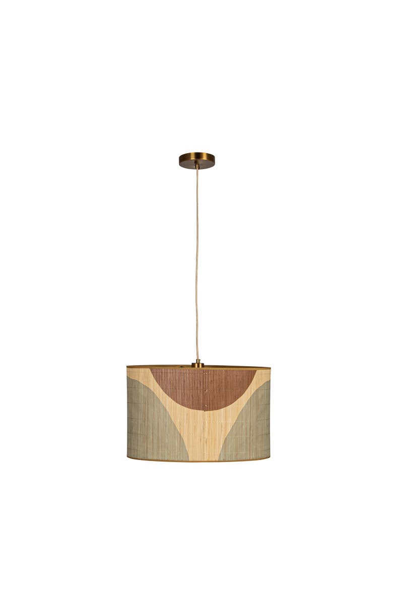 Storied Home 100 Watt Circles of Harmony Pendant Lamp, Main, color, Tan