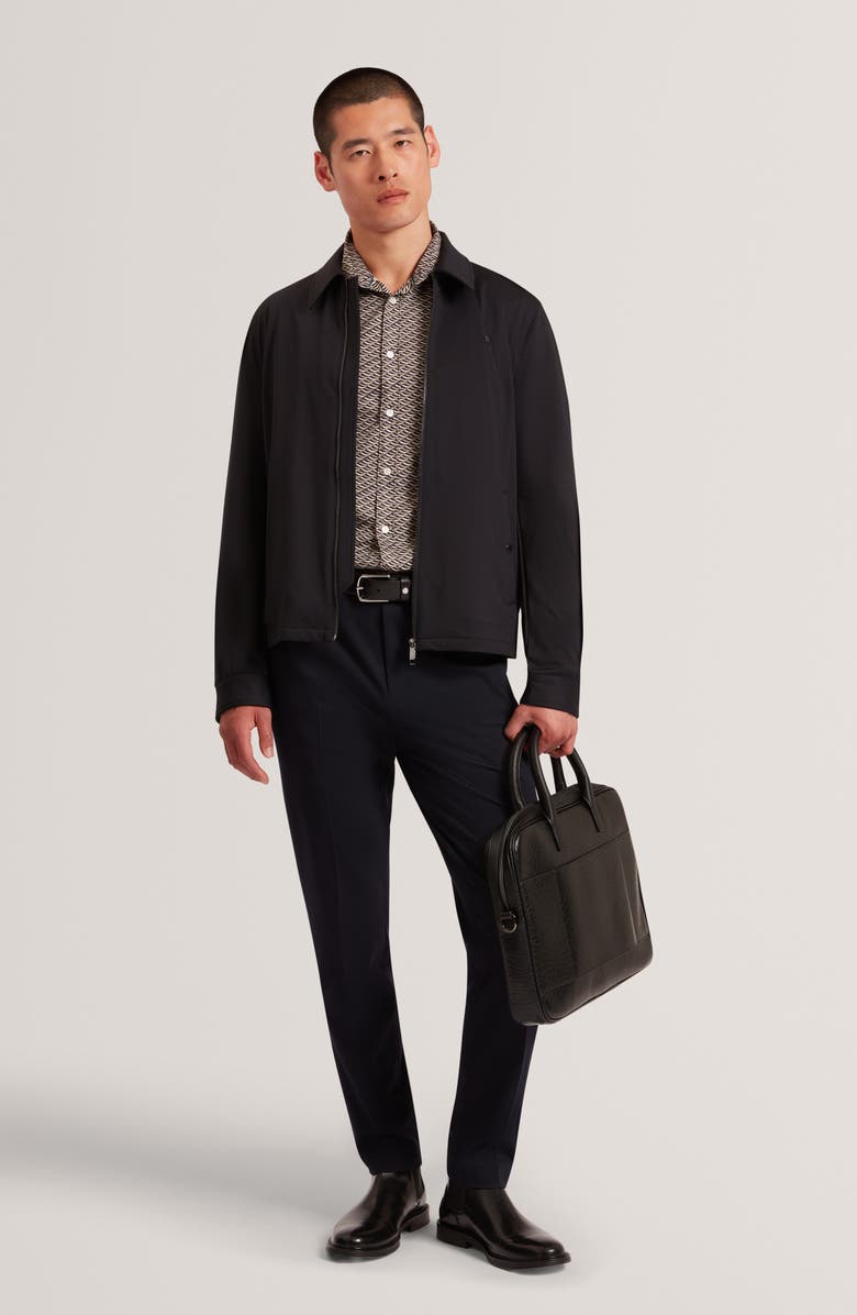 Ted Baker Agnar Print Cotton Button-Up Shirt, Alternate, color, Multi Color