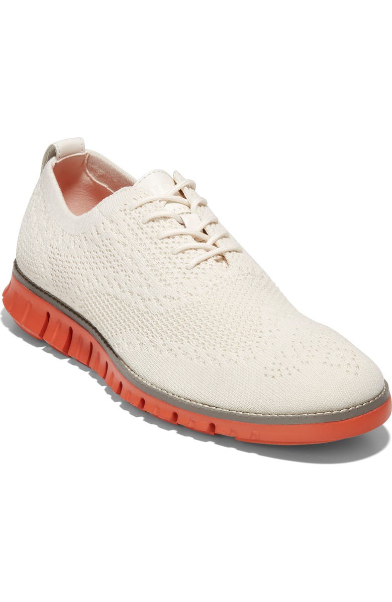 Cole Haan Zerogrand Stitchlite Wingtip Knit Lace-Up Shoe, Main, color,