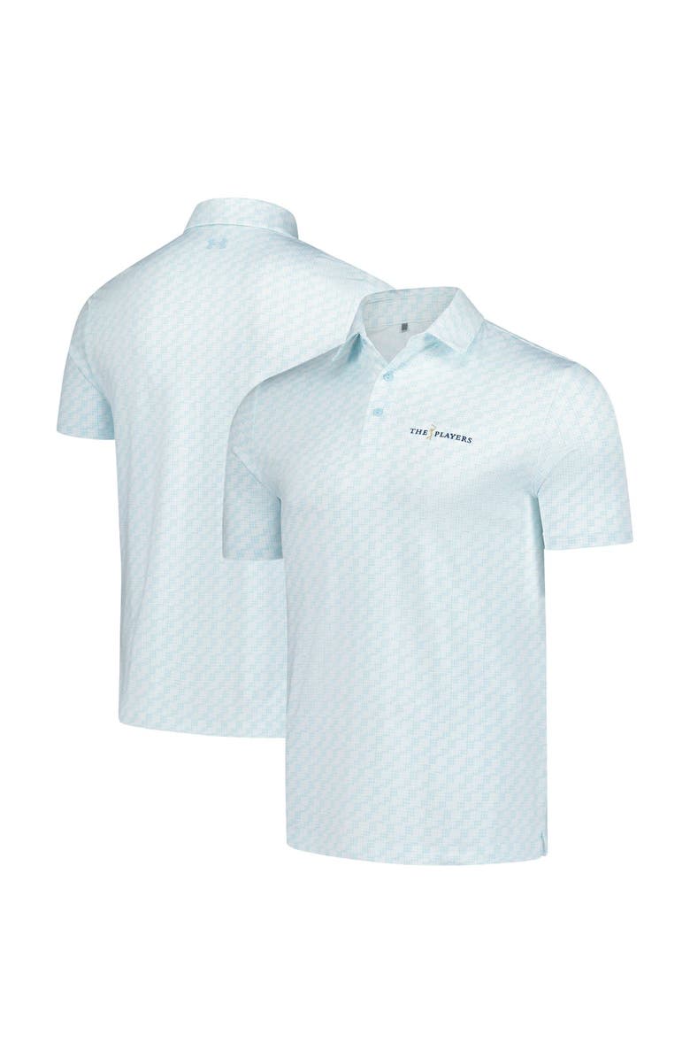 Under Armour Men's Under Armour  Light Blue THE PLAYERS Drive Clubhouse Grid Polo, Alternate, color, Light Blue