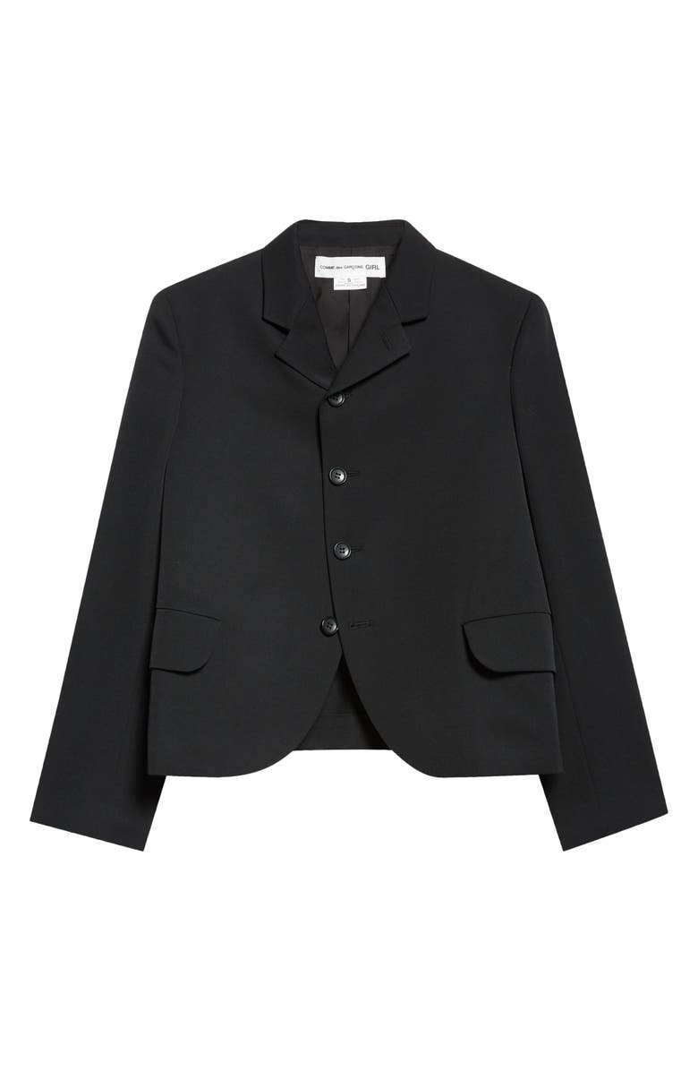Comme des Garçons Girl Wool Gabardine Blazer, Alternate, color,