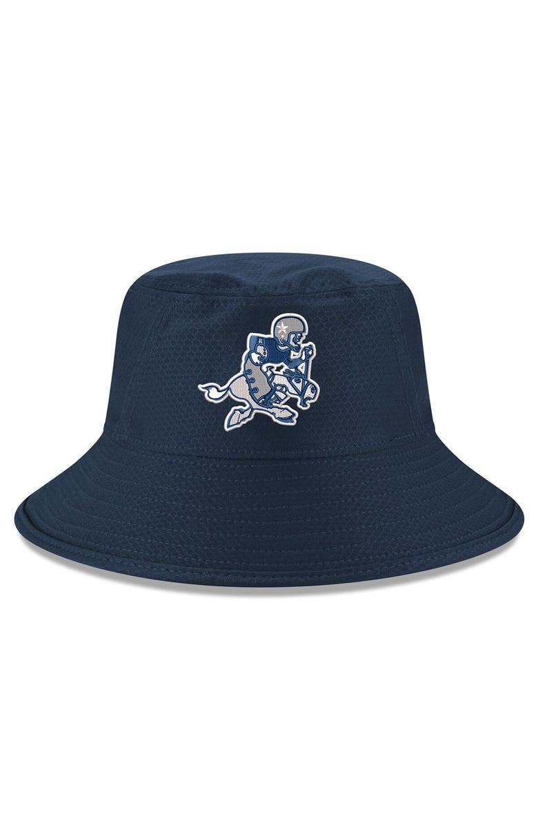 New Era Men's New Era Navy Dallas Cowboys Main Bucket Hat, Main, color, Navy