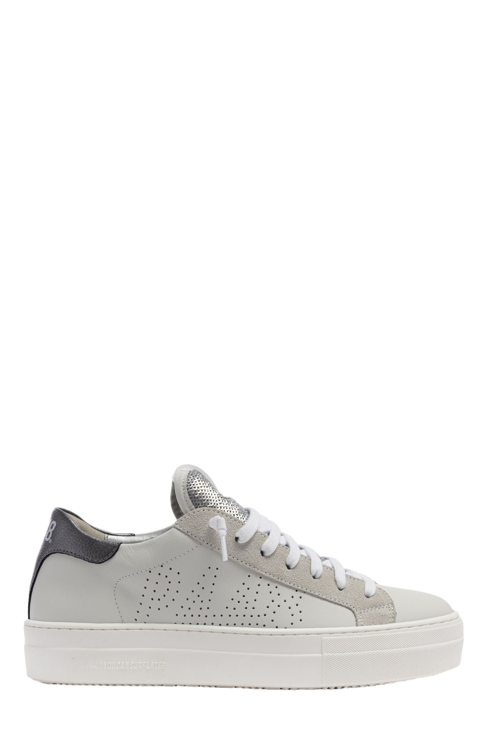 P448 Thea Platform Sneaker, Main, color, Pearl