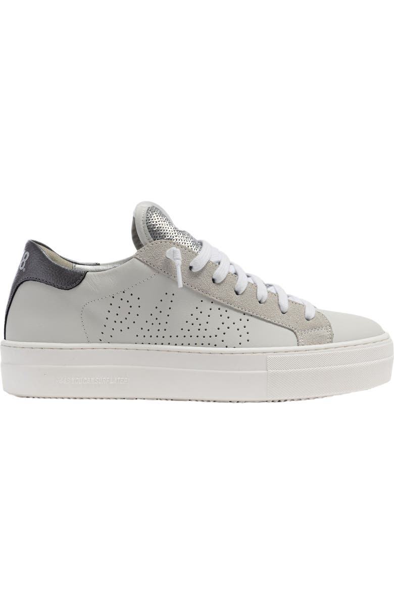 P448 Thea Platform Sneaker, Main, color, Pearl