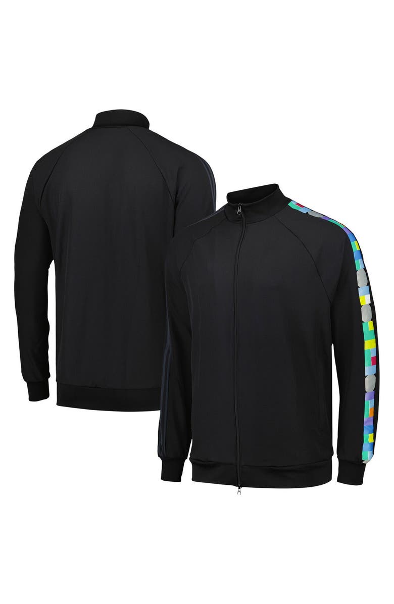 adidas Men's adidas Black Peter Saville x Manchester United Full-Zip Track Jacket, Main, color, Black