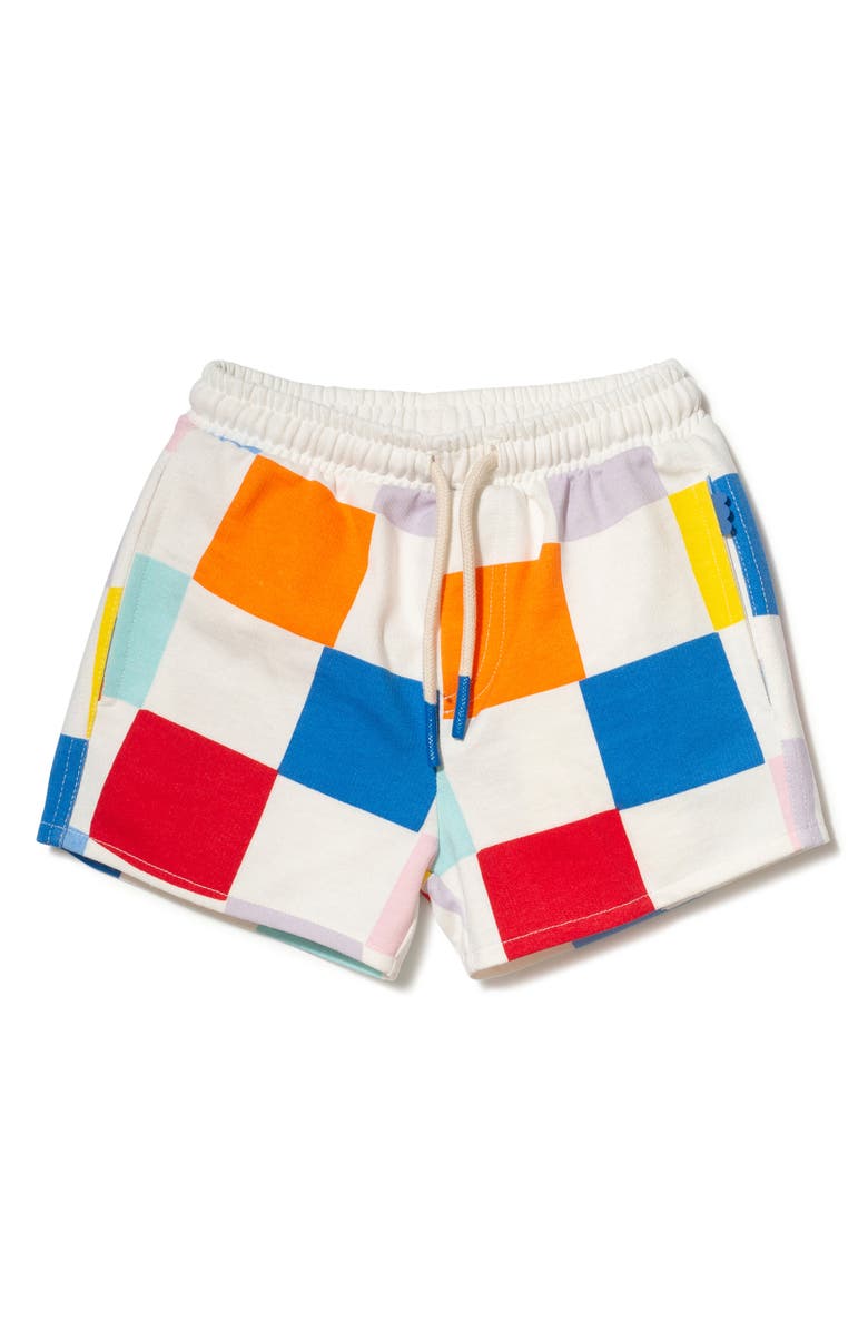 Mon Coeur Kids' Print Cotton Sweat Shorts, Main, color, 