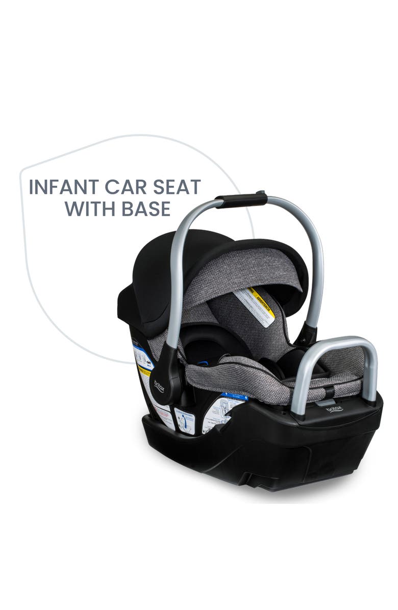 Britax Willow<sup>®</sup> SC Infant Car Seat with Alpine<sup>®</sup> Base, Alternate, color, Pindot Onyx
