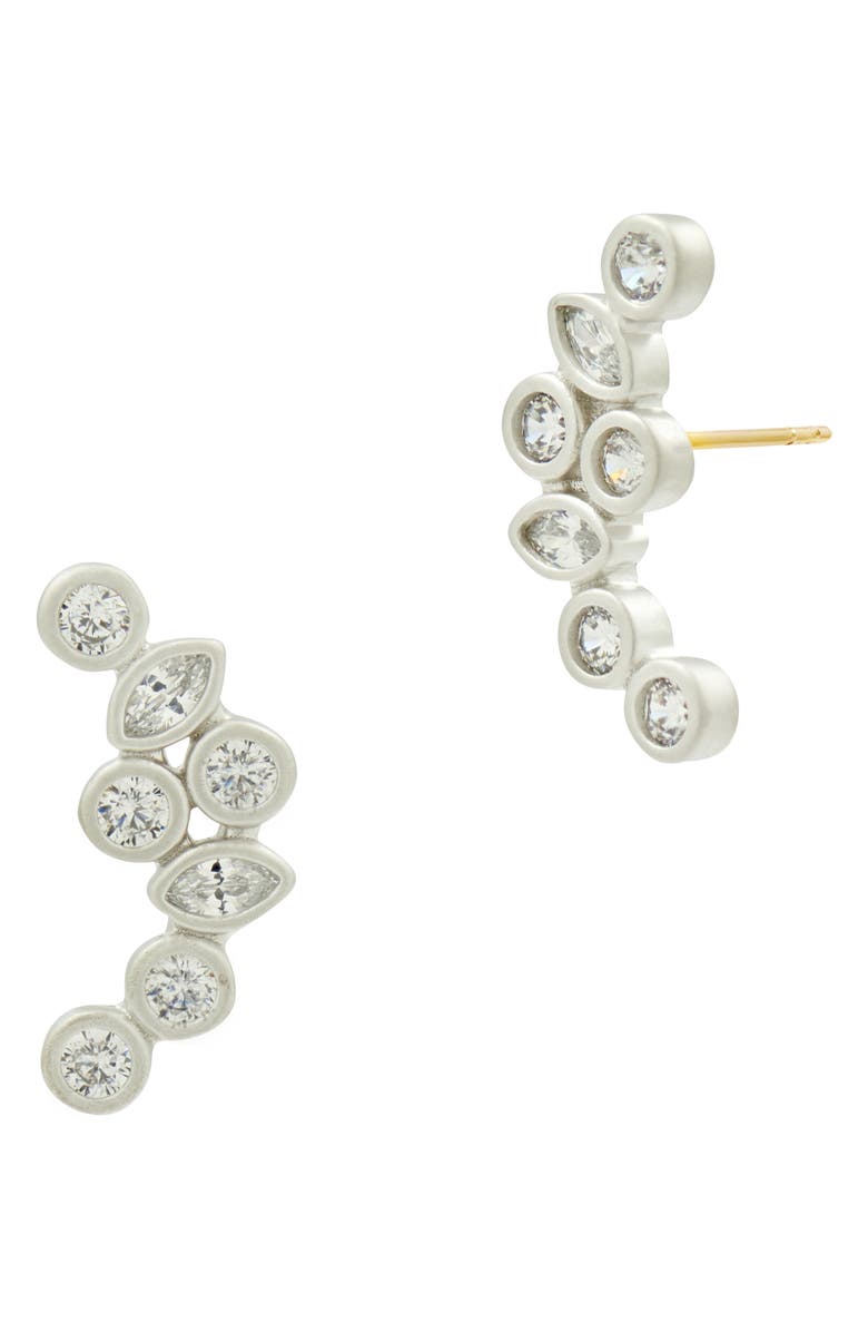 FREIDA ROTHMAN Signature Geo Stone Ear Crawlers, Main, color, 