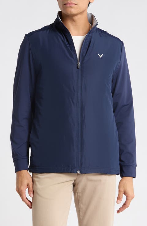 Insulated Mixed Media Full Zip Jacket
