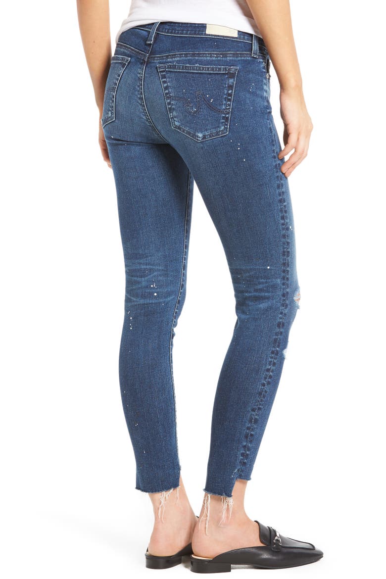 The Legging Step Hem Ankle Skinny Jeans, Alternate, color, 10 YEARS BEATNIK